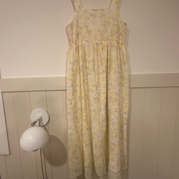 The nines by Hatch size M maternity dress. Yellow floral, lined. - Picture 1 of 12